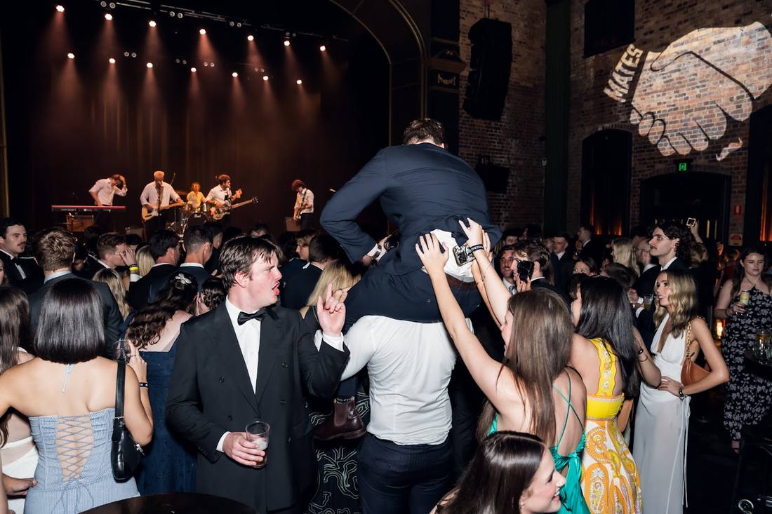 The dance floor at the 2025 Mates Ball