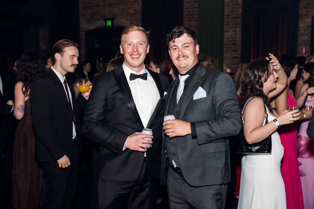 Two mates at the Mates Ball